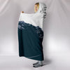 Dutch Warmblood Horse Print Hooded Blanket