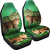Lovely American Bobtail Cat Print Car Seat Covers