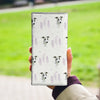 Whippet Dog Print Women's Leather Wallet