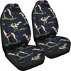Whippet Dog Patterns Print Car Seat Covers
