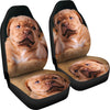 Cute Bordeaux Mastiff Print Car Seat Covers