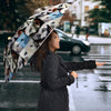 Siberian Husky Eyes Print Umbrellas