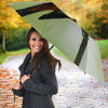 Red Bird Print Umbrellas