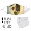 Amazing Staffordshire Bull Terrier Print Face Mask