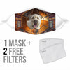 Cute Soft Coated Wheaten Terrier Print Face Mask