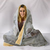 Lovely Scottish Fold Cat Print Hooded Blanket