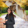Rough Collie Print Umbrellas
