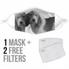 Petit Basset Griffon Vendeen Print Face Mask