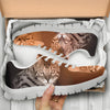 Lovely Toyger Cat Print Running Shoes- Limited Edition