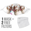 Clumber Spaniel Print Face Mask