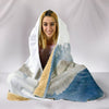 Lovely Unicorn Print Hooded Blanket