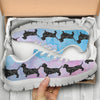 Dachshund Print Running Shoes