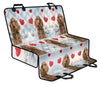 Cute Cocker Spaniel With Heart Print Pet Seat Covers