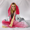 Norwegian Elkhound Love Print Hooded Blanket