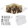 Cute Boerboel Print Face Mask