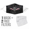 Flat Coated Retriever Print Face Mask