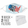 American Staffordshire Terrier Print Face Mask