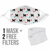 Finnish Spitz Patterns Print Face Mask