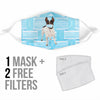 Rat Terrier Print Face Mask