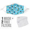 Coton de Tulear Dog Patterns Print Face Mask