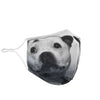 Staffordshire Bull Terrier Print Face Mask
