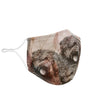 Lovely Bouvier Des Flandres Print Face Mask