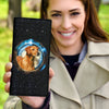 Rhodesian Ridgeback Dog Print Women's Leather Wallet