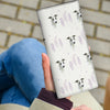 Whippet Dog Print Women's Leather Wallet