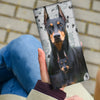 Cute Doberman Pinscher Dog Print Women's Leather Wallet
