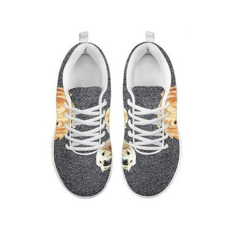 Amazing Golden Retriever Art Print Running Shoes For WomenFor 24 Hours Only