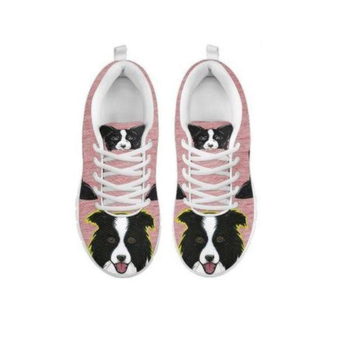 Lovely Border Collie DogWomen's Running ShoesFor 24 Hours Only