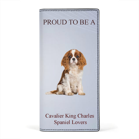 Cavalier King Charles Spaniel Print Women's Leather Wallet