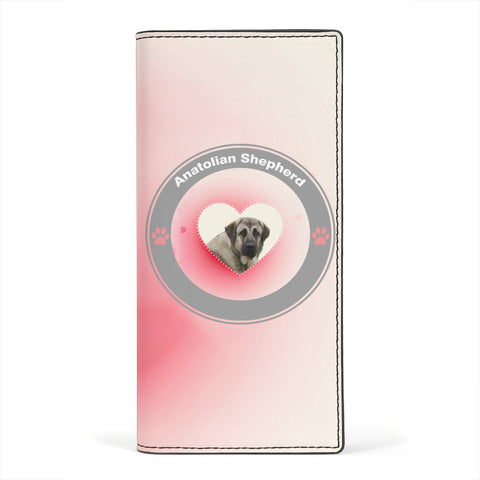 Anatolian Shepherd Dog Print Women's Leather Wallet