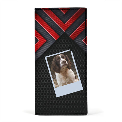 English Springer Spaniel Print Women's Leather Wallet