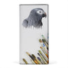 African Grey Parrot Art Print Women's Leather Wallet