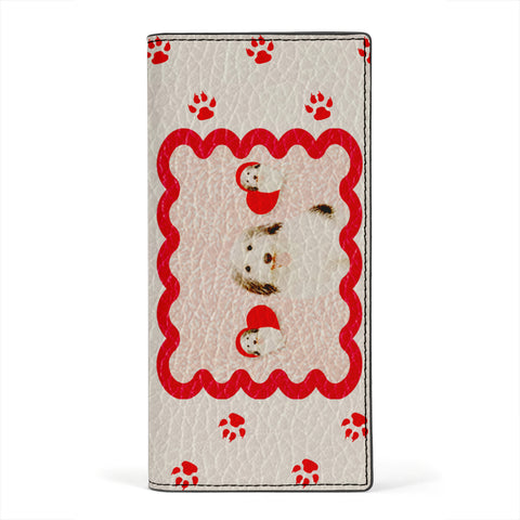 Coton de Tulear Dog Print Women's Leather Wallet