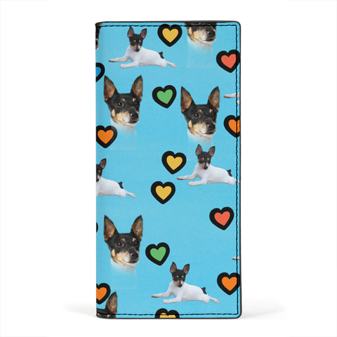 Toyfox Terrier Print Women's Leather Wallet