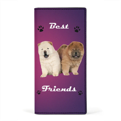 Chow Chow Best Friends Women's Leather Wallet