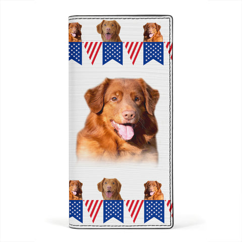 Nova Scotia Duck Tolling Retriever Print Women's Leather Wallet