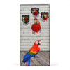 Scarlet macaw Parrot Art Print Women's Leather Wallet