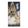 Dog And Cat Face Print Women's Leather Wallet