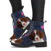 New English Springer Spaniel Print Boots For Women/Men