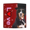 Bernese Mountain Dog Love Print Women's Leather Wallet