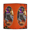 Chartreux Cat Halloween Print Women's Leather Wallet