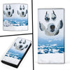 Siberian Husky Paws Print Women's Leather Wallet