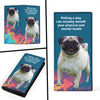 Pug Lovers Print Women's Leather Wallet