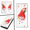 Scarlet macaw Parrot Print Women's Leather Wallet