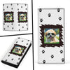 Shih Poo Dog Print Women's Leather Wallet