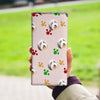 Old English Sheepdog Print Women's Leather Wallet