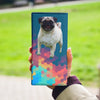 Pug Lovers Print Women's Leather Wallet